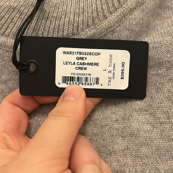 Brand new never worn rag and bone long sleeve cashmere sweater - Picture 3 of 3